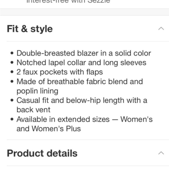 Women's Essential Blazer - A
New Day brown new - Picture 5 of 7